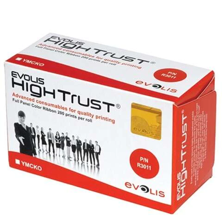 Evolis YMCKO Cartucho de Cinta Original - 200 Impresiones - R3011 1