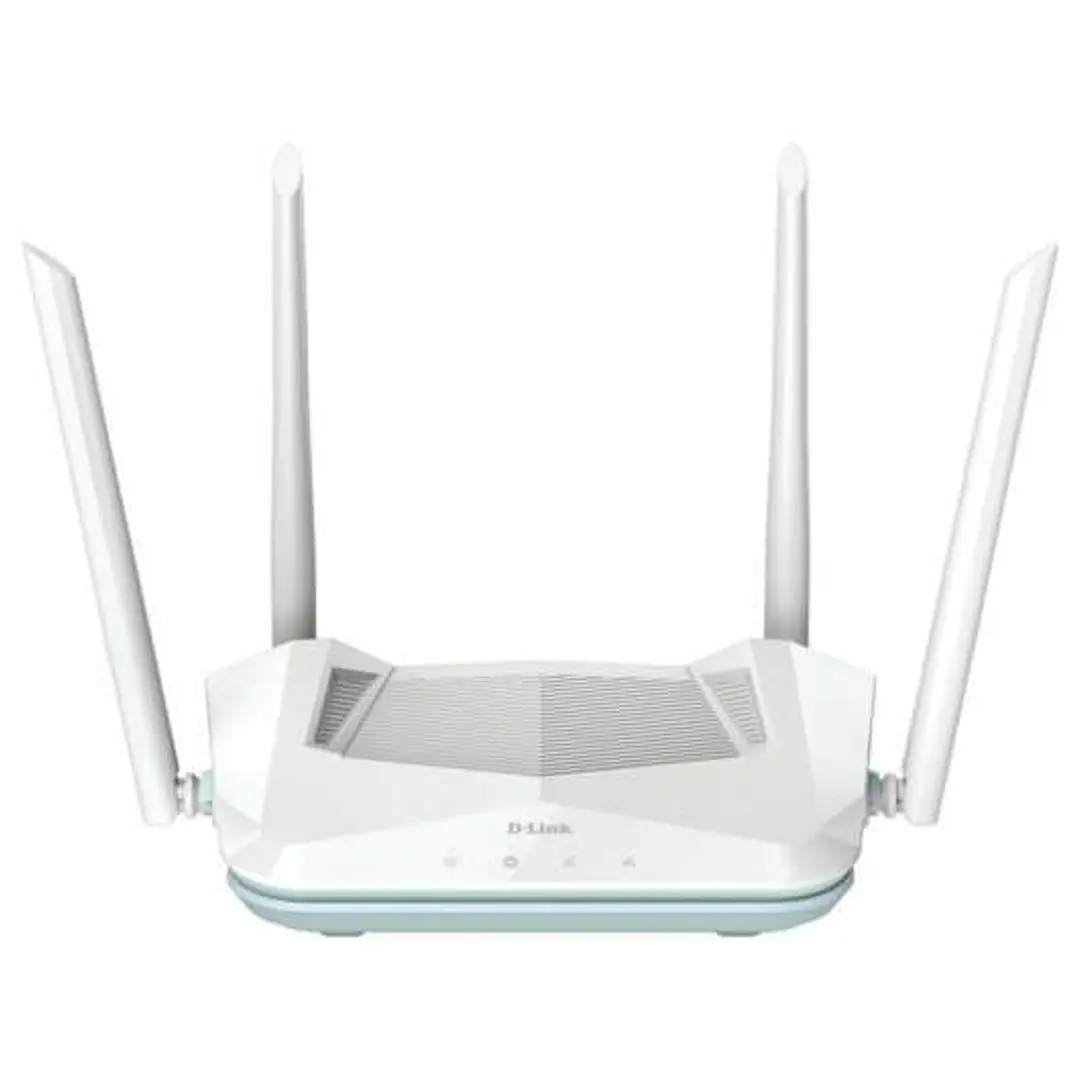 D-Link Eagle Pro AI AX1500 WiFi 6 Smart Router Doble Banda - Hasta 1200Mbps - 3 Puertos RJ45 10/100 Mbps - Control de Voz con Google/Alexa - 4 Antenas 1