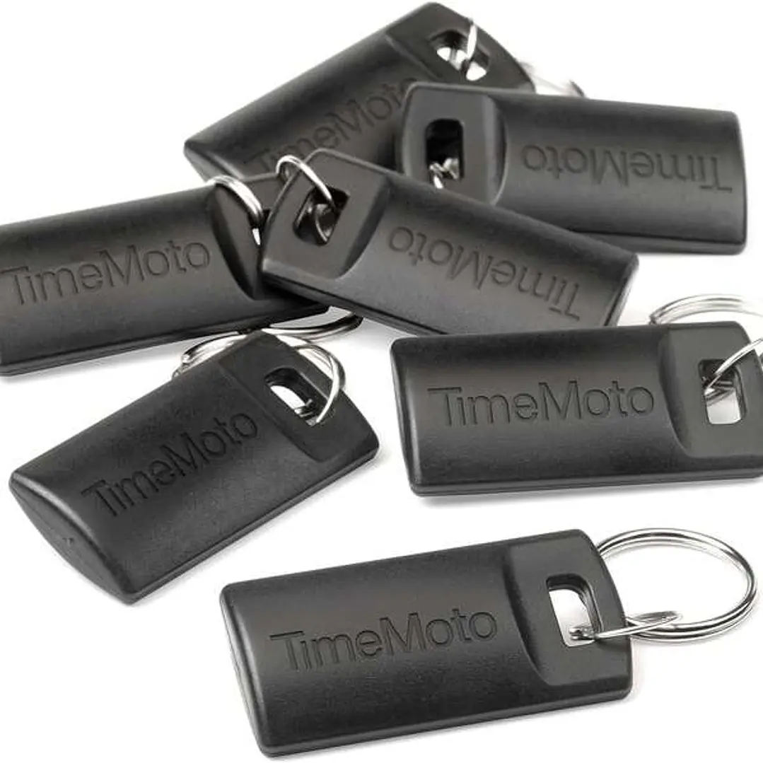 Timemoto RF-110 Pack 25 Llaveros RFID - Compacto - Facil Fichaje - Compatible con Terminales Timemoto 1