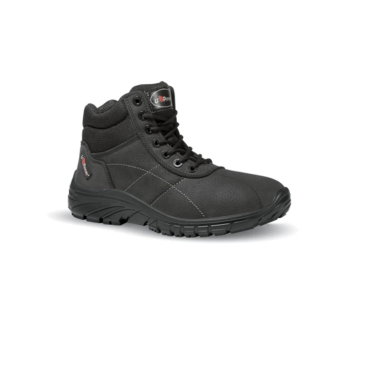 Upower Sting Grip Calzado de Seguridad Botines - Talla 35 - Empeine Nubuck Hidrofugo, Antiestatico, Resistente a Hidrocarburos, Suela Antideslizante,  1
