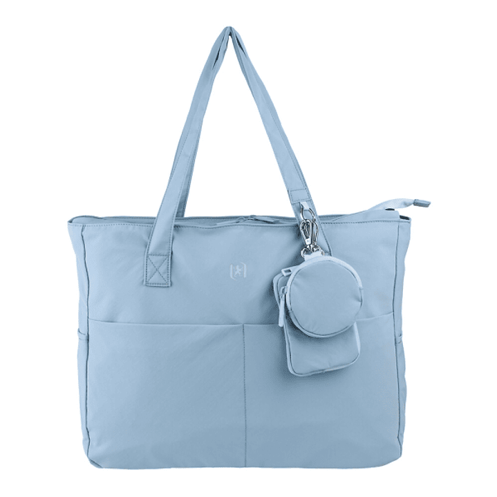 Oxford Endless Tote Bag 14L - Amplio Compartimento - 9 Bolsillos - Incluye Neceser Interior, Monedero y Tarjetero - Color Azul 1