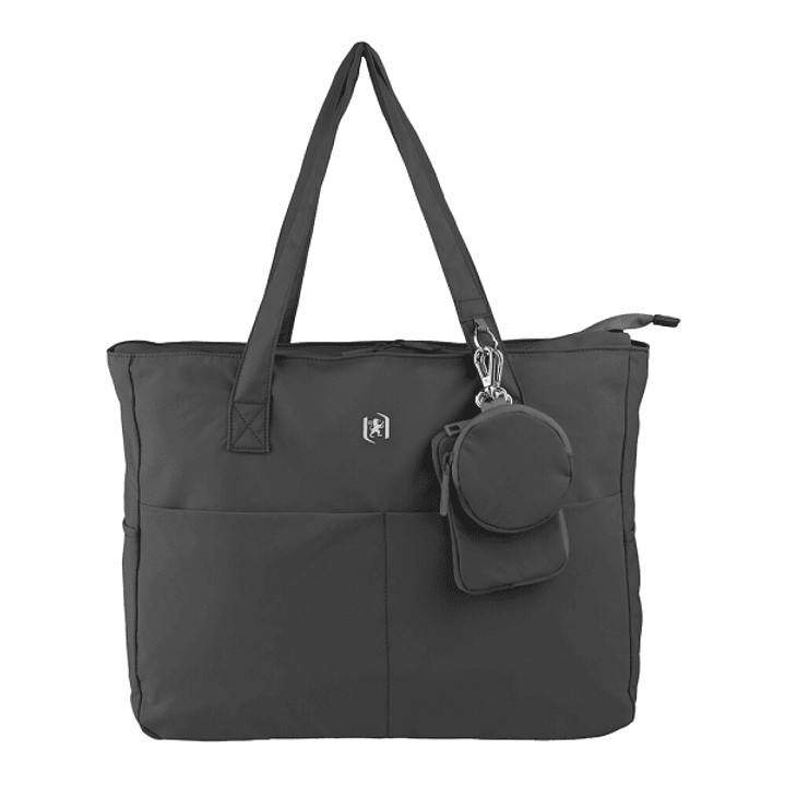 Oxford Endless Tote Bag 14L - Amplio Compartimento - 9 Bolsillos - Incluye Neceser Interior, Monedero y Tarjetero - Color Negro 1