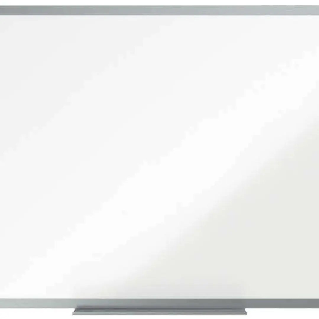 Nobo Essence Pizarra Magnetica de Acero Vitrificado 600x450mm - Montaje en Esquinas - Blanco 1