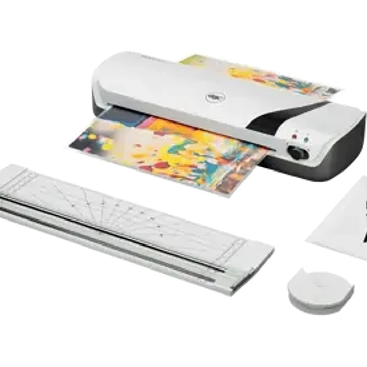 GBC Inspire+ A4 Set de Plastificadora + Recortadora de Esquinas + Cizalla + Paquete de 5 Bolsas de Plastificacion A4 - Hasta Tamaño A4 - Velocidad 250 1