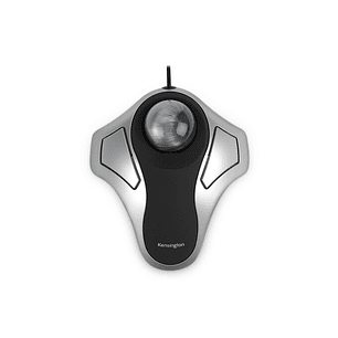 Kensington Orbit Trackball Optico USB - Bola de 40mm - 4 Botones Personalizables - Uso Ambidiestro - Precision y Control Superiores - Color Plata/Negr