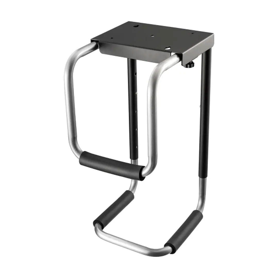 Aisens Soporte Altura Personalizable para CPU por Debajo de Escritorio - Color Negro/Plata 1