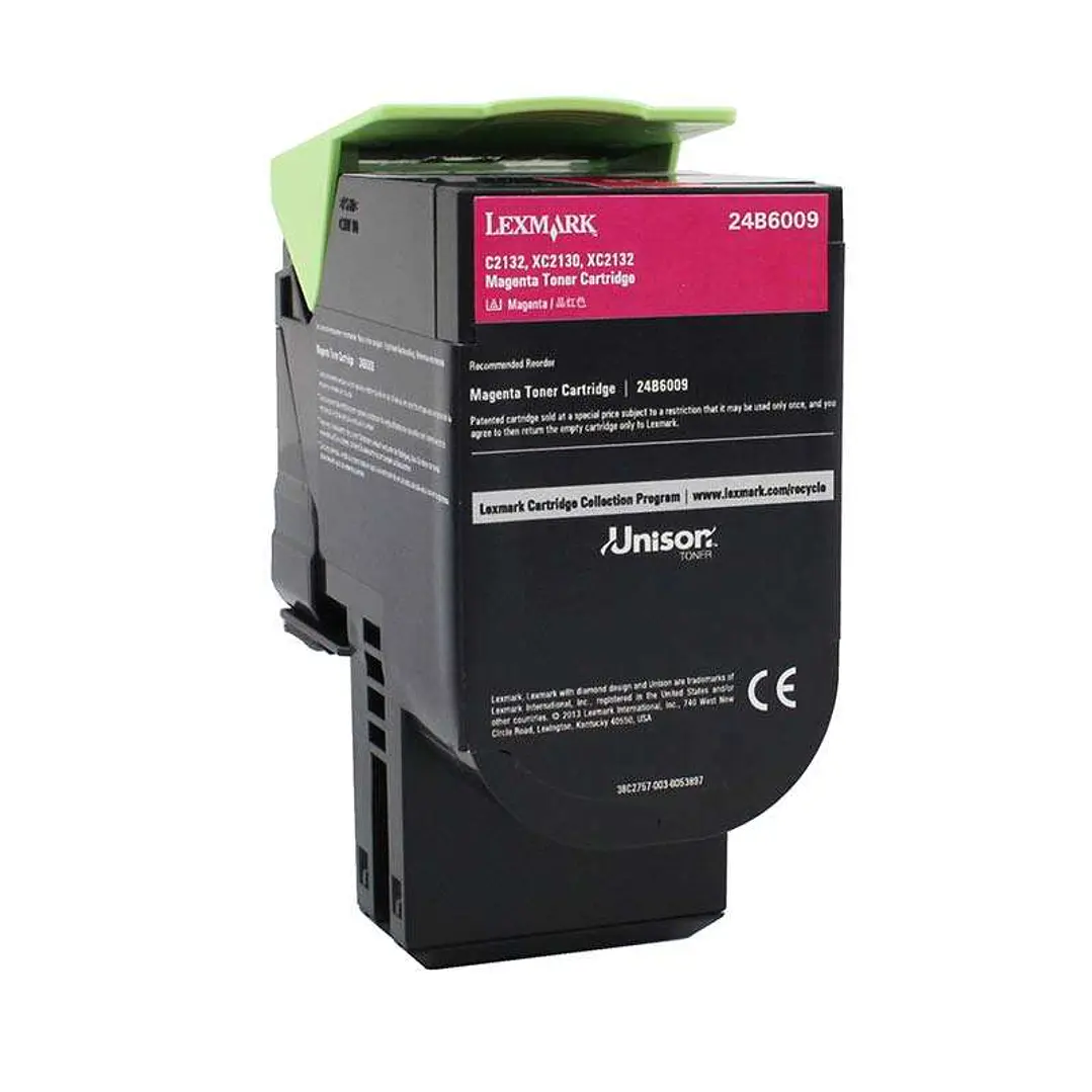 Lexmark C2132/XC2130/XC2132 Magenta Cartucho de Toner Original - 24B6009 1