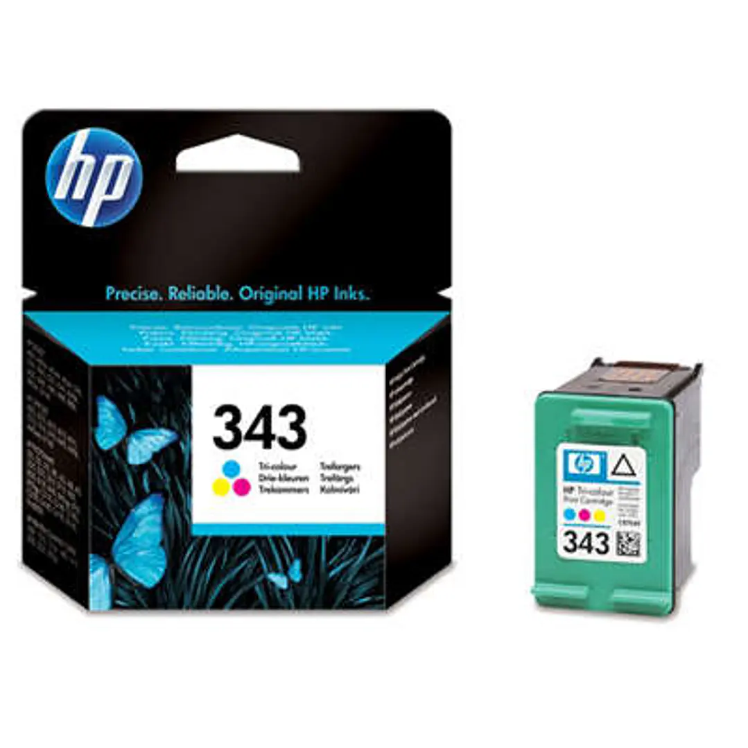 HP 343 Color Cartucho de Tinta Original - C8766EE 1