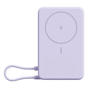 Xiaomi Magnetic Power Bank 10000 con Soporte Integrado - Carga Inalambrica Magnetica - 20W Max - USB C Bidireccional - 5900 mAh / 37 Wh - Pantalla Int