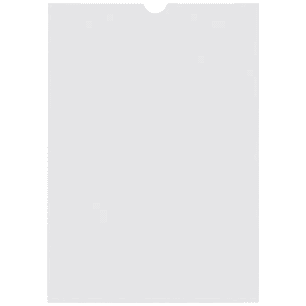 Esselte Pack de 100 Portacarnets Tamaño A4 232x305mm 185Q 140 micras - PVC Transparente Acabado Liso