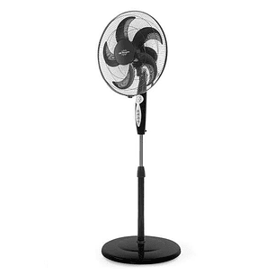 Orbegozo SF 0249 Ventilador de Pie - Temporizador de 6h - 3 Modos de Funcionamiento - Potencia de 60 W - Altura Regulable - Mando a Distancia - Silenc