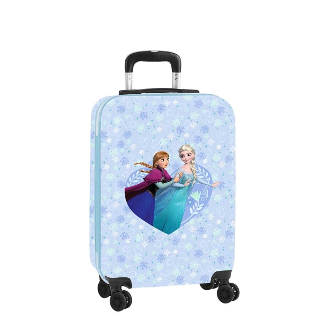 Safta Frozen Maleta Trolley de Cabina 20 - Cierre con Candado - Interior Forrado - Bolsillo de Red - Cintas con PVC - Ruedas Giratorias - Asa Extensi 1