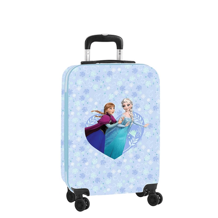 Safta Frozen Maleta Trolley de Cabina 20 - Cierre con Candado - Interior Forrado - Bolsillo de Red - Cintas con PVC - Ruedas Giratorias - Asa Extensi 1