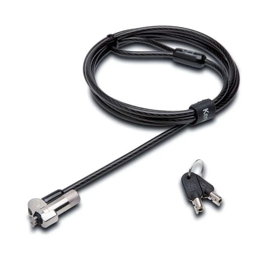 Kensington Nanosaver Candado con Llave para Ordenadores Portatiles y Dispositivos Ultrafinos - Cabezal de 10mm Cleattm - Cable de Acero Resistente a C 1