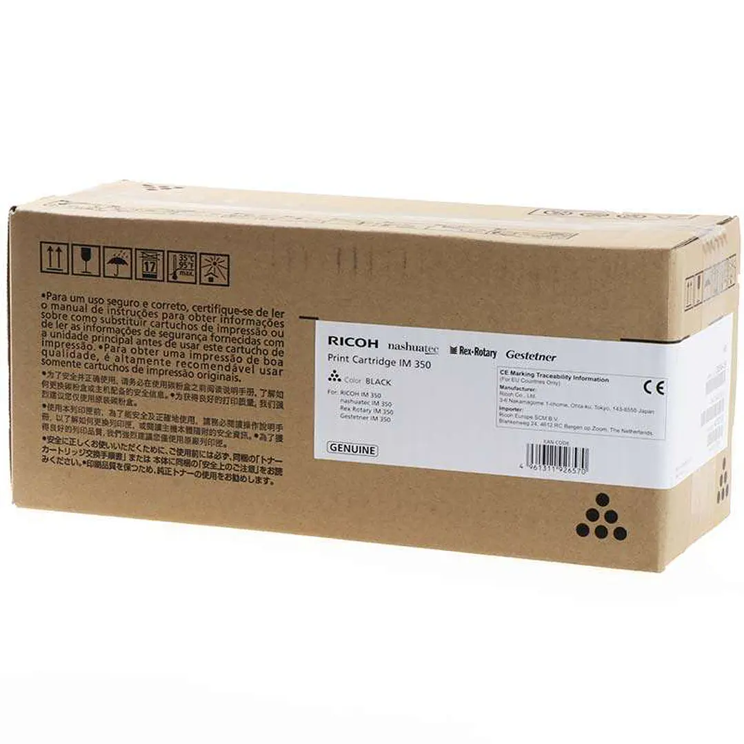 Ricoh IM350 Negro Cartucho de Toner Original - 418133/419082 1