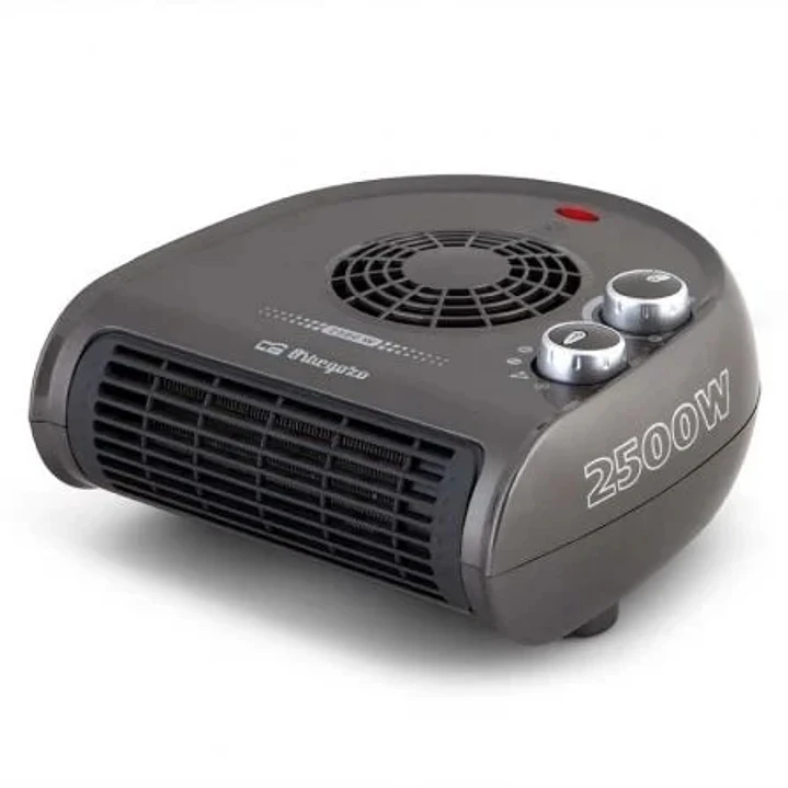Orbegozo FH 5131 Calefactor 2500W - Termostato Regulable - Selector Rotativo de 3 Posiciones - 2 Niveles de Potencia - Funcion Ventilador 1