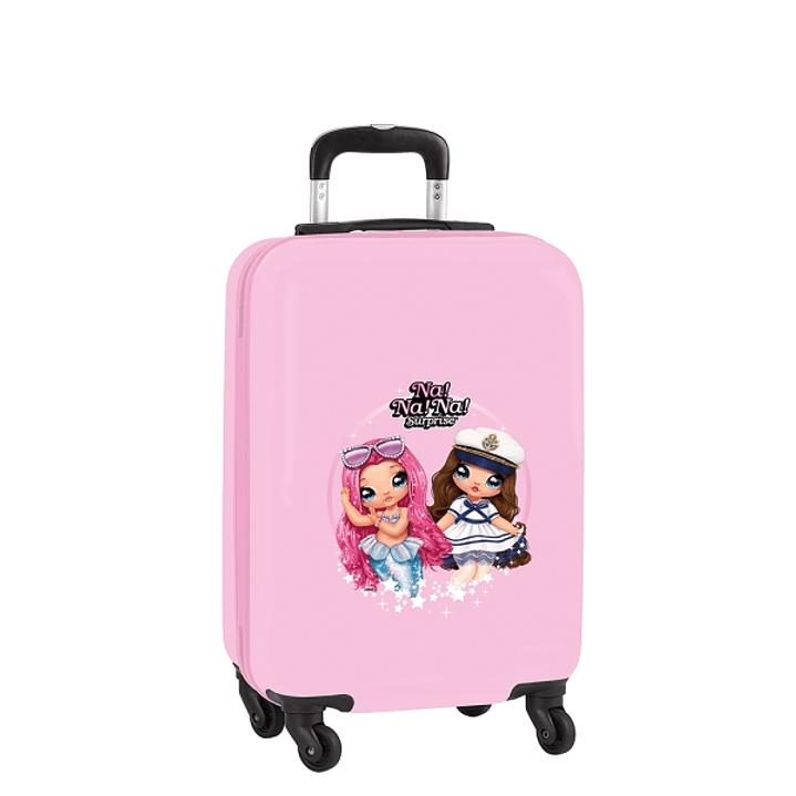 Safta Nanana Sparkles Maleta Trolley de Cabina 20 - Cierre con Candado - Bolsillo de Red - Panel con Cremallera - Cintas con PVC - Ruedas 360º - 40.1 1