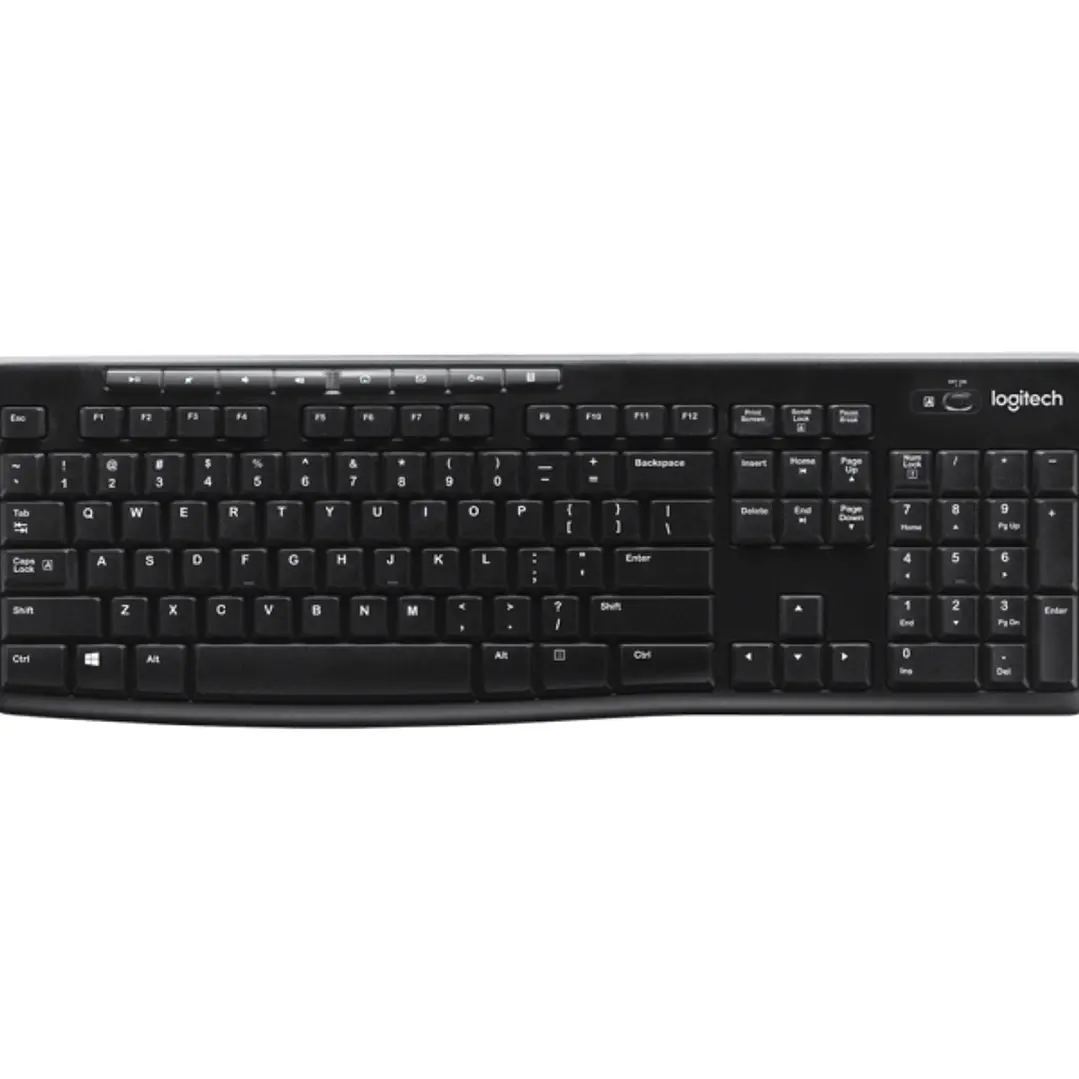 Logitech K270 Teclado Inalambrico USB Frances - Resistente a Salpicaduras - Teclas de Acceso Rapido 1