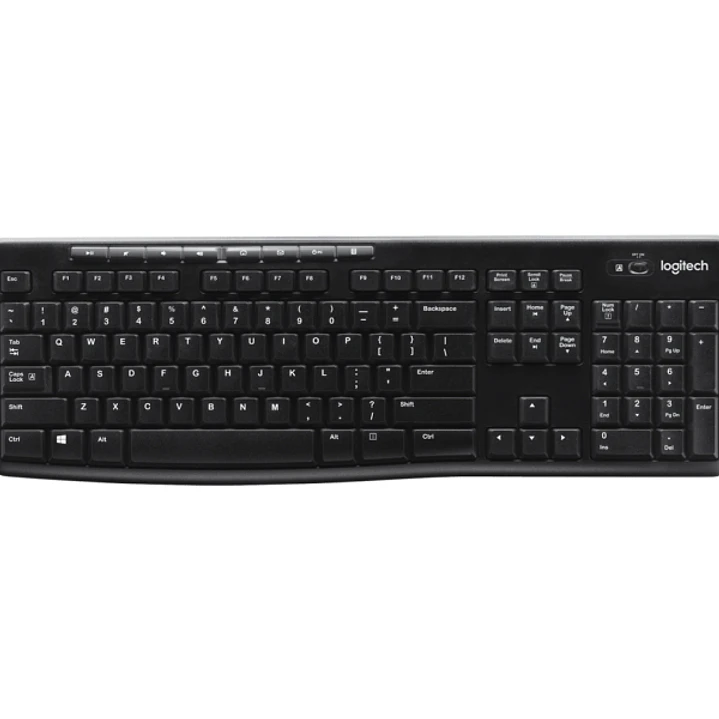 Logitech K270 Teclado Inalambrico USB Frances - Resistente a Salpicaduras - Teclas de Acceso Rapido 1