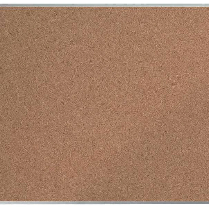 Nobo Essence Tablero de Anuncios de Corcho 1200x900mm - Montaje en Esquinas - Superficie de Corcho - Marco de Aluminio Anodizado - Color Natural 1