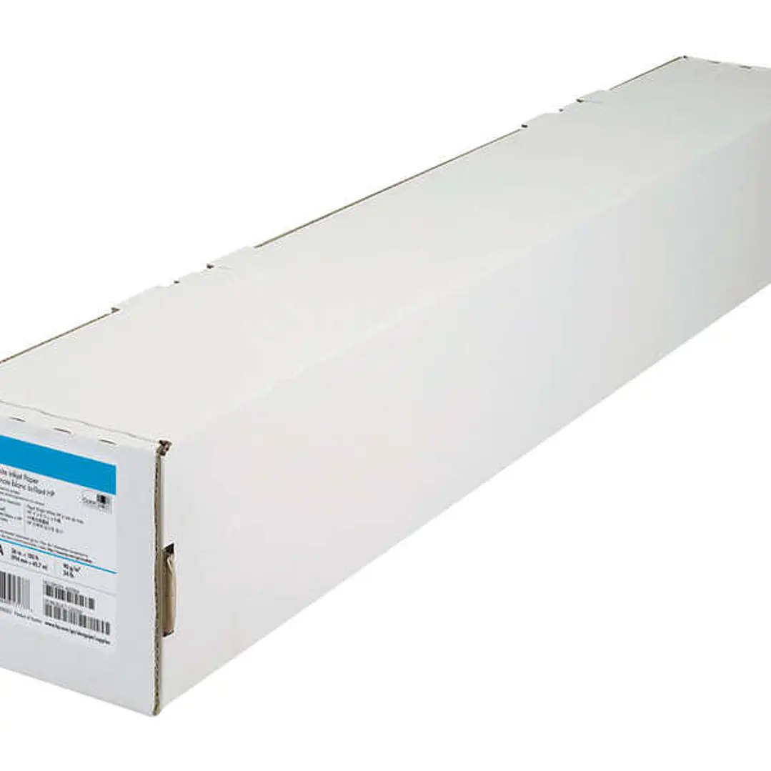 HP Bobina de Papel para Plotter - Blanco Brillante para Inyeccion de Tinta - 914mm x 45.7m - 90gr 1