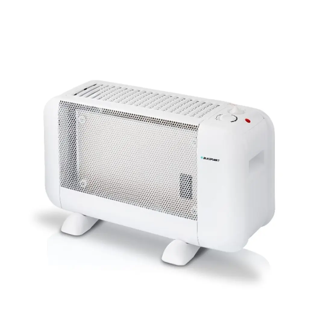 Blaupunkt Radiador de Mica - Potencia 900W - Termostato Regulable - Interruptor Antivuelco - Rejilla - Asa de Transporte - Color Blanco 1