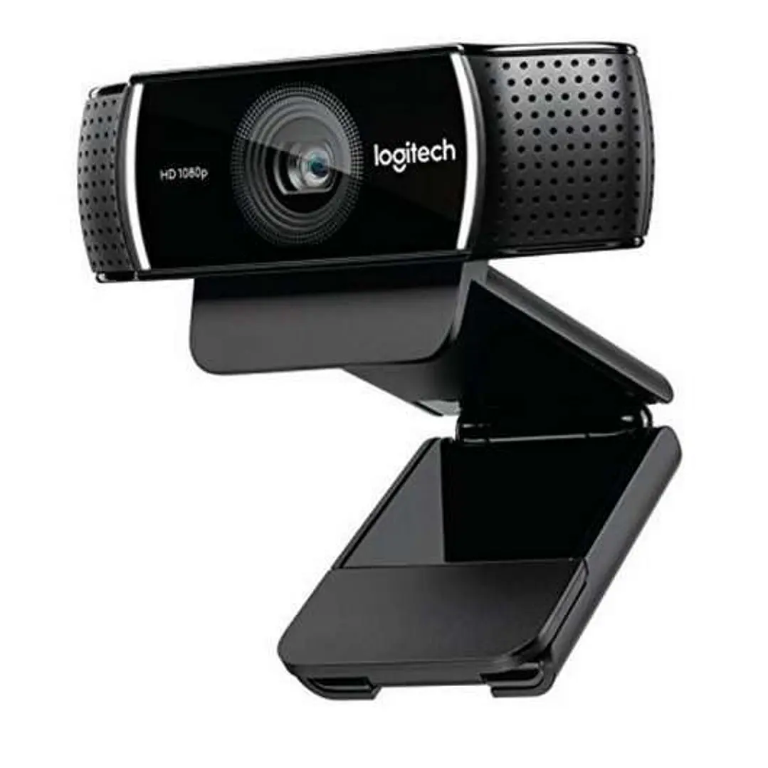 Logitech C922 Pro Stream Webcam Full HD 1080p USB - Microfonos Integrados - Tripode de Mesa - Cable de 1.50m - Color Negro 1