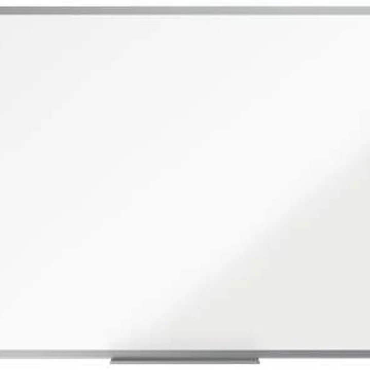 Nobo Essence Pizarra Magnetica de Acero 900x600mm - Marco de Aluminio Anodizado - Bandeja para Rotuladores - Color Blanco 1