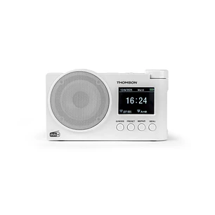 Thomson Radio FM DAB+ con Altavoz Bluetooth - 30 Memorias DAB+ y 30 Memorias FM - Actualizacion Automatica de Emisoras - Pantalla LED Retroilumiada - 