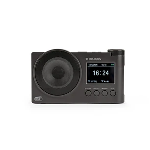 Thomson Radio FM DAB+ con Altavoz Bluetooth - 30 Memorias DAB+ y 30 Memorias FM - Actualizacion Automatica de Emisoras - Pantalla LED Retroilumiada - 