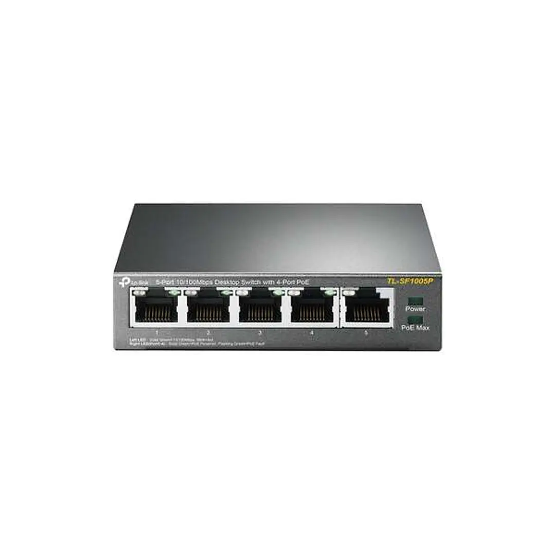 TP-Link Switch de Sobremesa - 5 Puertos a 10/100 Mbps PoE 1
