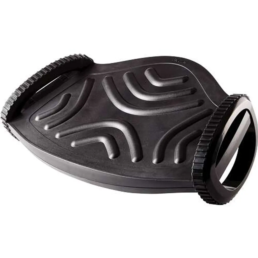 Fellowes Smart Rocker Reposapies - Doble Base Circular - Ayuda a una Correcta Circulacion - Superficie Efecto Masaje - Color Negro 1