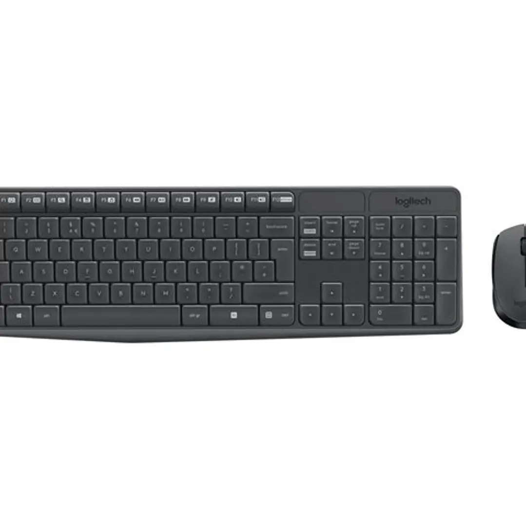 Logitech MK235 Pack Inalambrico Teclado Portugues + Raton 3 Botones - Uso Ambidiestro 1