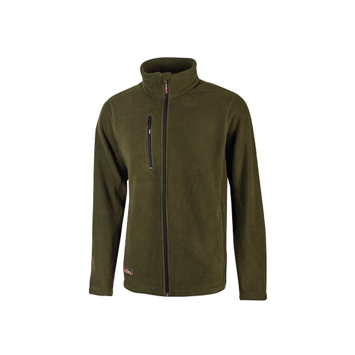 Upower Warm Chaqueta de Lana de Trabajo - Talla S - Cremallera Interna, Diseño Resistente, Proteccion DPI1, Linea Enjoy, Material 100% Poliester - Col 1
