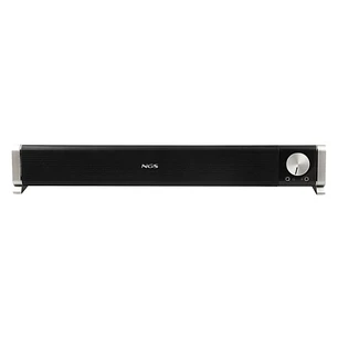 NGS SB500-BT Barra de Sonido Bluetooth 20W - Alimentacion por USB - Entrada Jack y Microfono - Salida Auriculares - Control de Volumen Integrado - Dis