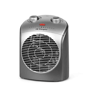 Orbegozo FH 2021 Calefactor Confort Rapido y Seguro - Selector de 3 Posiciones - Funcion Ventilador de Aire Frio - Potencias 1100 - 2200W - Termostato