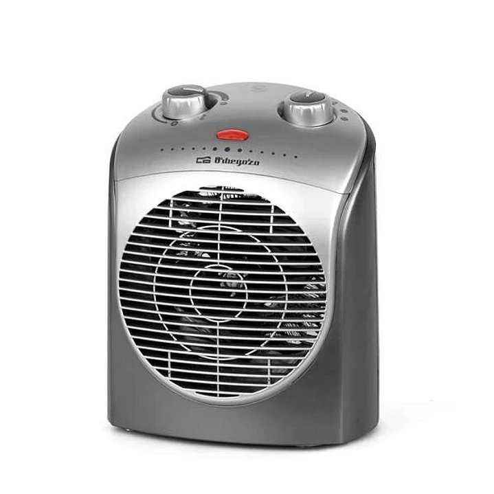 Orbegozo FH 2021 Calefactor Confort Rapido y Seguro - Selector de 3 Posiciones - Funcion Ventilador de Aire Frio - Potencias 1100 - 2200W - Termostato 1