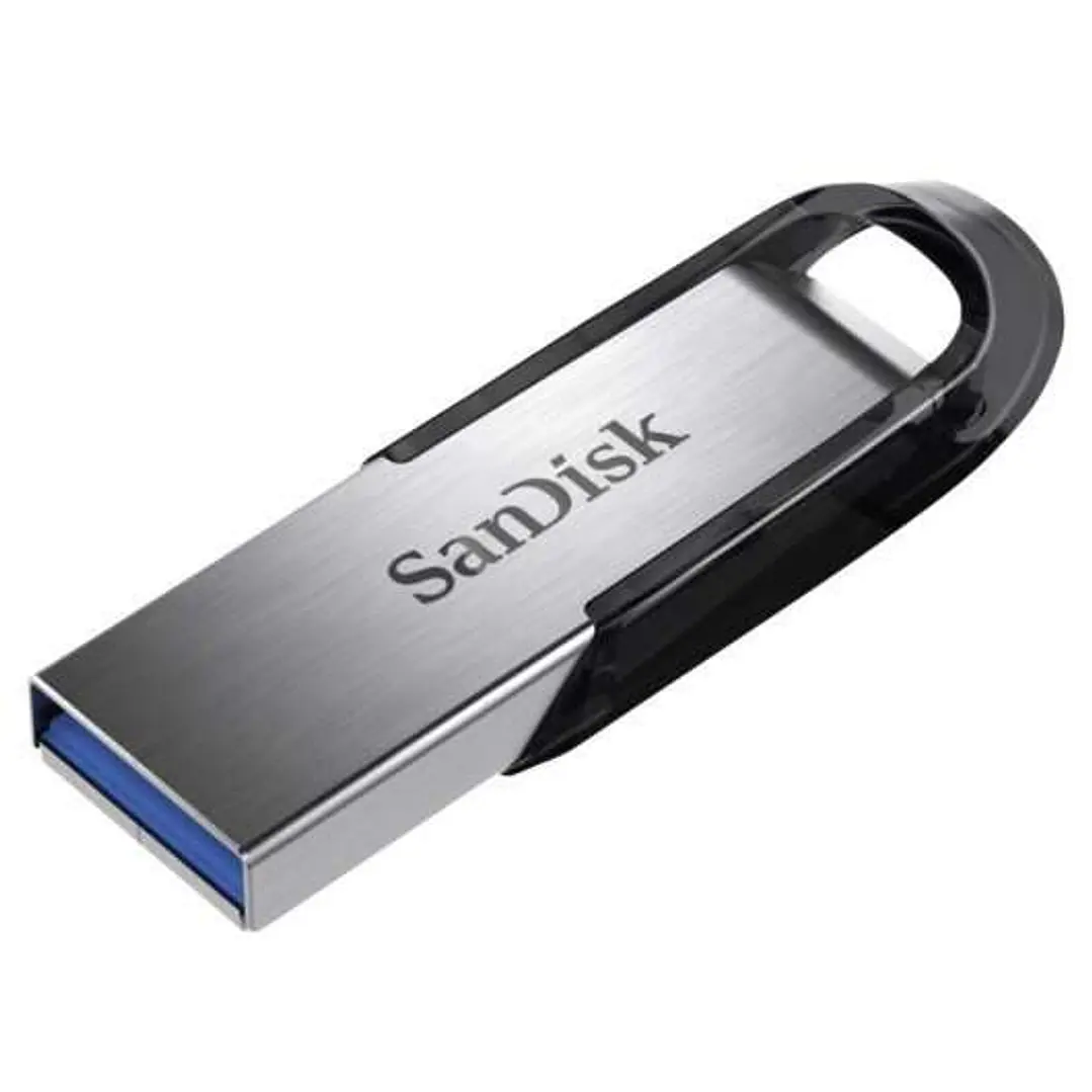 Sandisk Ultra Flair Memoria USB 3.0 256GB - Hasta 150MB/s de Transferencia - Diseño Metalico - Color Acero/Negro (Pendrive) 1