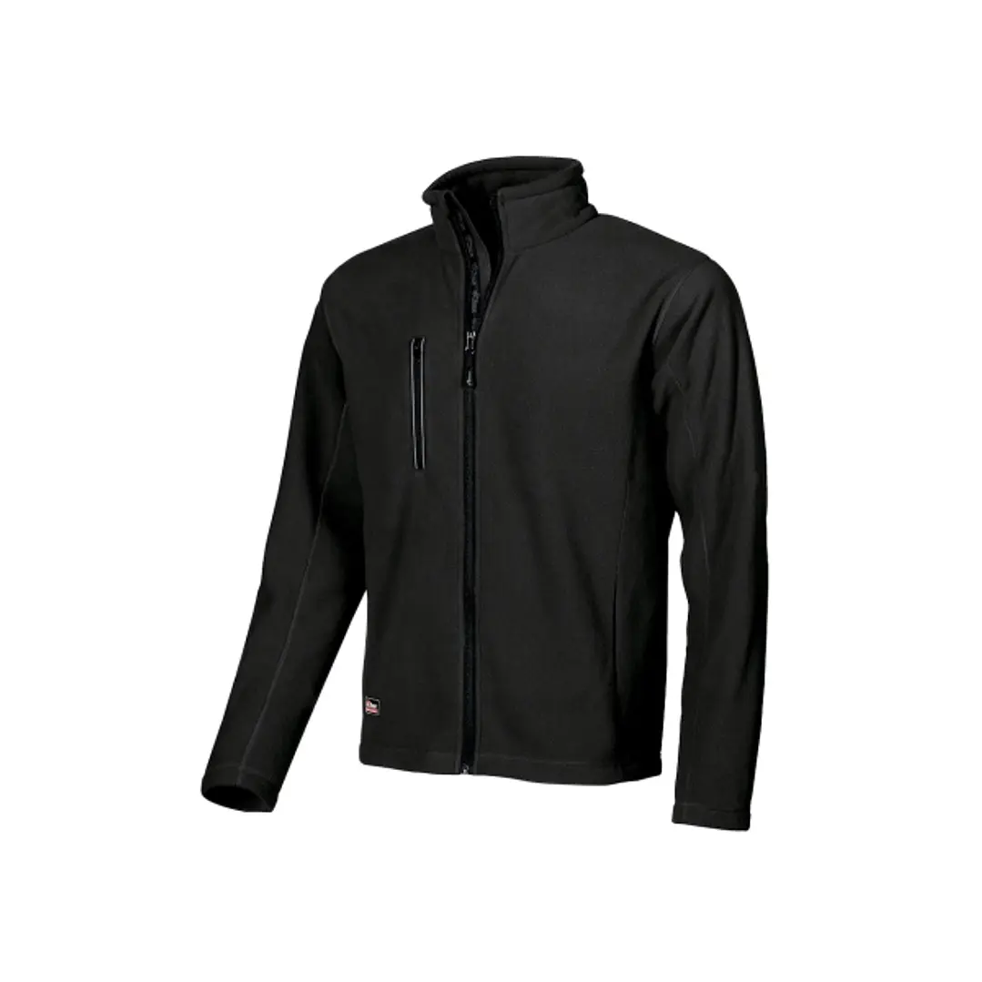 Upower Warm Chaqueta de Lana - Talla L - Comodidad y Durabilidad, Cremallera Interna, Proteccion DPI1, Diseño Adaptable, Ropa de Trabajo - Color Negro 1