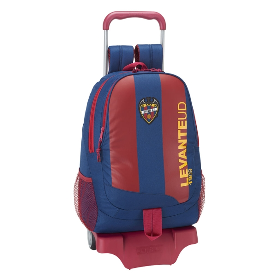 Safta Levante U.D. Mochila con Carro - Portabotellas - Dos Compartimentos Grandes - Tirador Doble - Hombreras y Espalda Acolchadas - Mochila Extraible 1