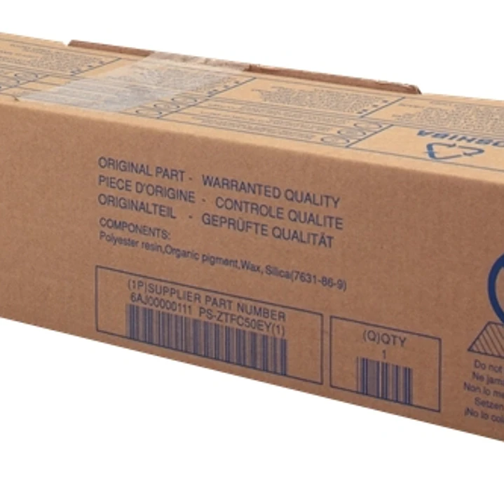 Toshiba T-FC50EY Amarillo Cartucho de Toner Original - 6AJ00000111/6AJ00000225/6AJ00000299 1