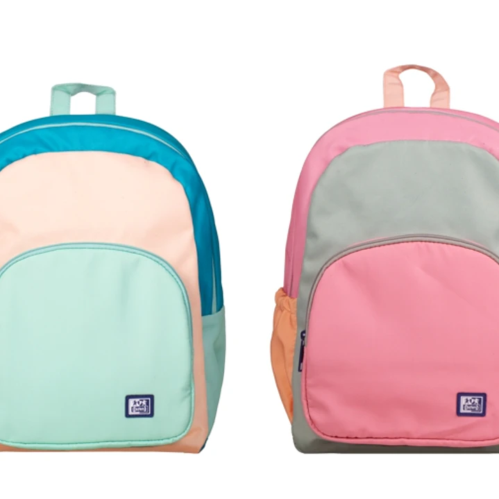 Oxford Mochila Reversible 2 en 1 Colorblock - Poliester Reciclado RPET - Capacidad 18L - 2 Modelos Disponibles 1