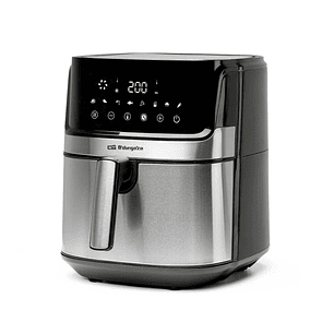 Orbegozo FDR 6510 Freidora sin Aceite Saludable - Capacidad 6.5L - Potencia 1700W - 8 Programas de Coccion - Pantalla LED Tactil - Sistema de Segurida