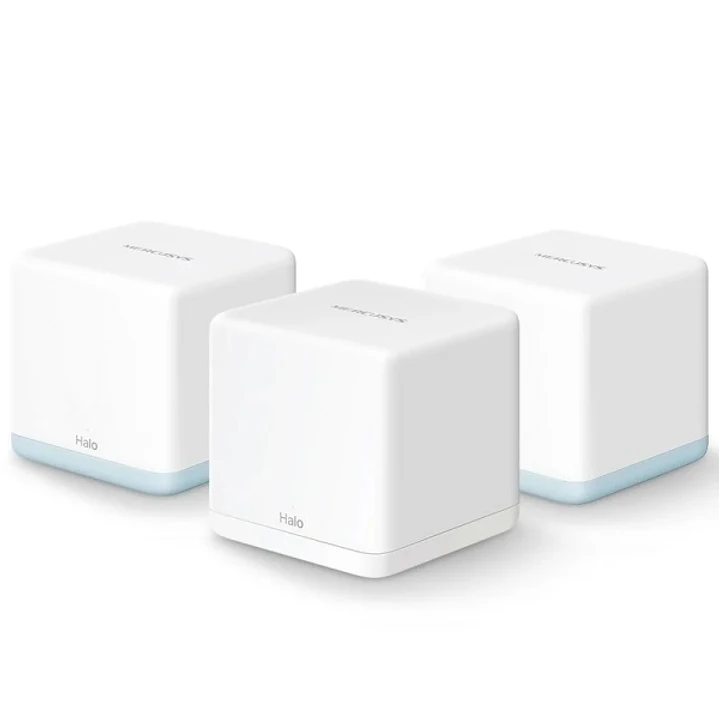 Mercusys Halo H32G Sistema Wi-Fi 5 Mesh AC1200 Dual Band - 3 Unidades Halo - Cobertura hasta 320 m² - Color Blanco 1