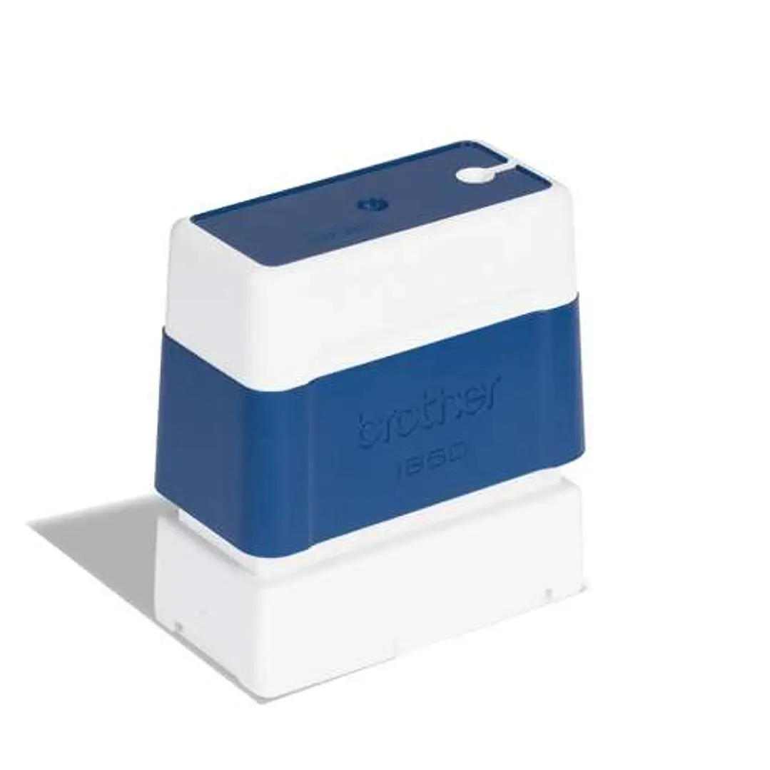 Brother PR1850E6P Pack de 6 Monturas de Sellos Originales - 18x50mm - Color Azul 1