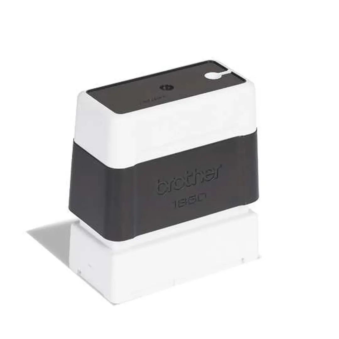 Brother PR1850B6P Pack de 6 Monturas de Sellos Originales - 18x50mm - Color Negro 1