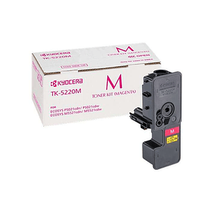 Kyocera TK5220 Magenta Cartucho de Toner Original - Reemplaza 1T02R9BNL1/TK5220M