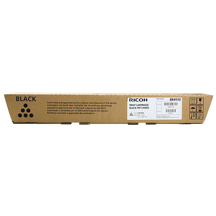 Ricoh Aficio MP-C3500/MP-C4500 Negro Cartucho de Toner Original - 884930/888608/842034 1