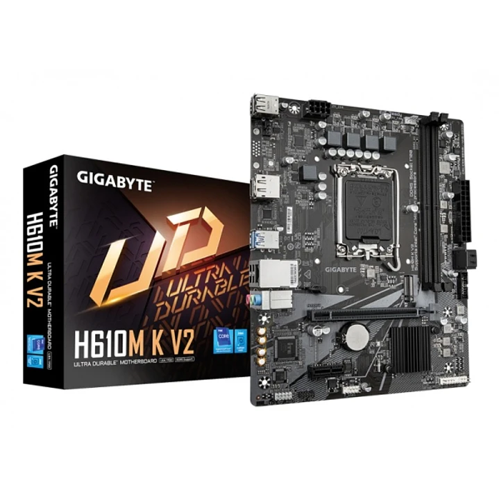 Gigabyte H610M H V2 Placa Base Intel 1700 - 2x DDR5 - HDMI, DisplayPort - MicroATX 1