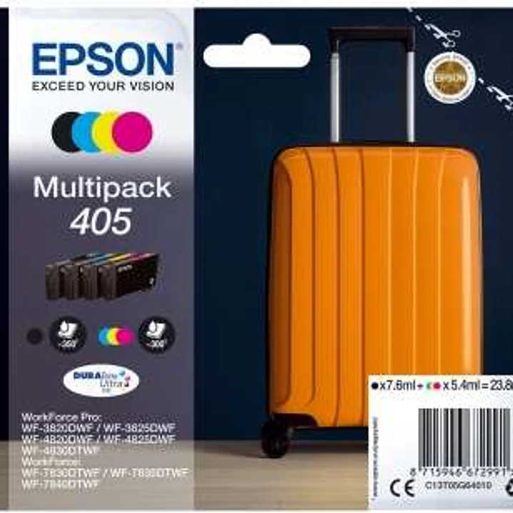 Epson 405 Pack de 4 Cartuchos de Tinta Originales - C13T05G64010 1